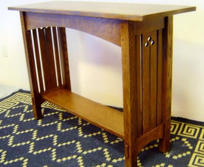 Most Recently Released New Mission Oak Sof Table 1 « Phil Taylor Antiques Within Metal And Mission Oak Console Tables (View 15 of 15)