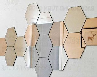 Most Up To Date Hexagon Mirror Wall (View 7 of 15)