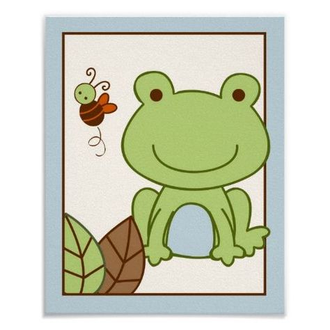 Most Up To Date Laguna Frog Turtle Nursery Wall Art Print (View 4 of 15)
