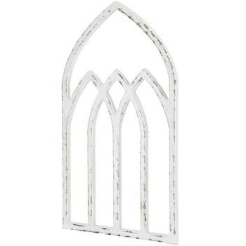 Most Up To Date Minimalist Wood Wall Art Throughout Distressed White Arched Wood Wall Decor (View 14 of 15)
