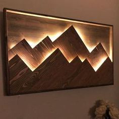 Mountain Wall Art – Light Up (View 7 of 15)