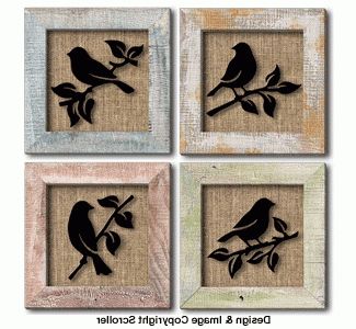 New Items – Raised Bird Silhouette Wall Art Pattern Throughout Most Current Minimalist Wood Wall Art (View 12 of 15)