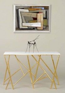 Newest Acrylic Modern Console Tables Within 10 Stunning Gold And White Console Table Designs (View 9 of 15)