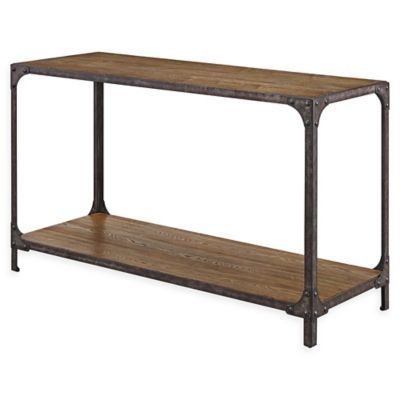Newest Brown Console Tables Inside Pulaski Irwin Console Table In Brown (View 11 of 15)