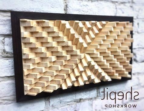 Newest Wood Wall Art – Natural Wood – Modern Abstract Wood Art Inside Abstract Flow Wood Wall Art (View 3 of 15)