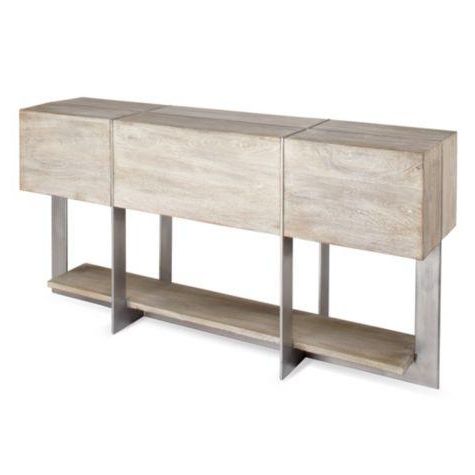 Oceanside White Washed Console Tables In Widely Used Clifton White Washed Console Table (View 1 of 15)