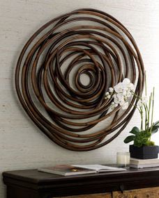 Palecek Wood Swirl Wall Decor In Current Swirl Wall Art (View 12 of 15)