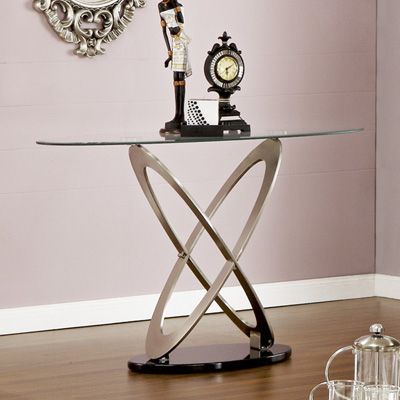 Piccadilly Glass Console Table – Robson Furniture Inside Most Recent Glass Console Tables (View 13 of 15)