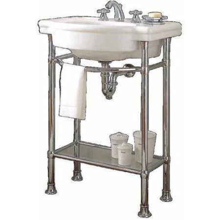 Polished Chrome Round Console Tables Throughout Current American Standard Retrospect Console Table Legs In (View 1 of 15)