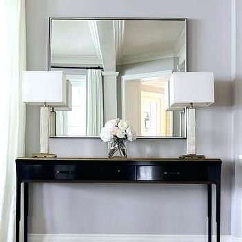 Popular Metallic Gold Modern Console Tables Within Image Result For Black Modern Console Table (View 1 of 15)