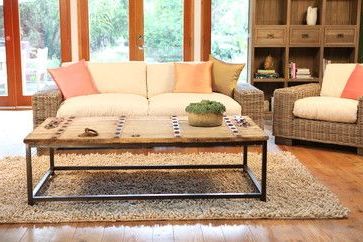 Popular Rattan Sofa Design Ideas, Pictures, Remodel, And Decor Pertaining To Natural Woven Banana Console Tables (View 4 of 6)