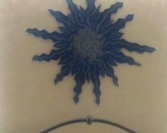 Popular Sun Wood Wall Art Inside Items Similar To Rustic Wreath Wooden Sun Flower/Wall Art (View 2 of 15)