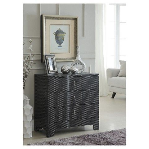 Powell Black Sparkles Console Table (View 7 of 9)