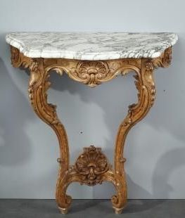 Preferred Marble Top Console Tables With Pair Of Louis Xv Style Console Tables With Marble Top (View 8 of 15)