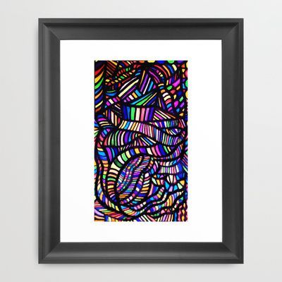 Preferred Rainbow Ribbons Framed Art Printrokin Art Intended For Rainbow Wall Art (View 7 of 15)