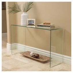 Ramona 46" Console Table Clear  Christopher Knight Home In With 2019 Clear Console Tables (View 6 of 16)