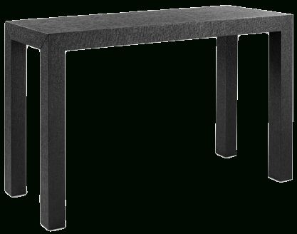 Recent Caviar Black Console Tables With Parsons Console Table (View 14 of 15)