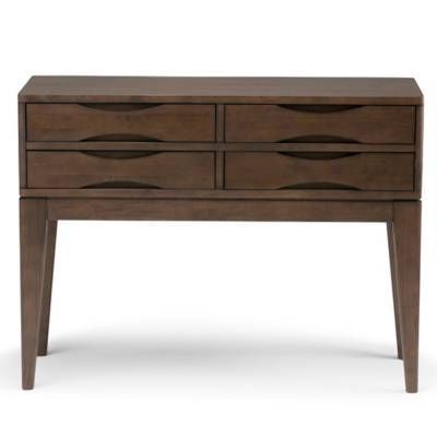 Recent Harper Hallway Console Table In Walnut Brown (View 7 of 15)