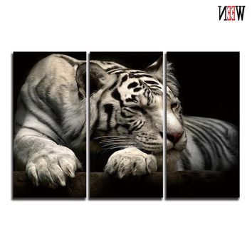 Recent Shop Tiger Wall Art On Wanelo Inside Tiger Wall Art (View 15 of 15)