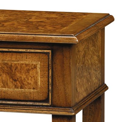 Recent Three Drawer Console Table Walnut Amc295 – Robson Furniture For Walnut Console Tables (View 2 of 15)