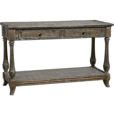 Recent Uttermost Mardonio Distressed Console Table (View 8 of 15)