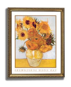 Recent Vincent Van Gogh Sunflowers Floral Wall Picture Gold Pertaining To Colorful Framed Art Prints (View 5 of 15)