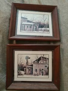 Retro Wood Wall Art Pertaining To Most Up To Date Robert Nidy Vintage Barn Scenes 2 Wood Framed Art Prints (View 6 of 15)