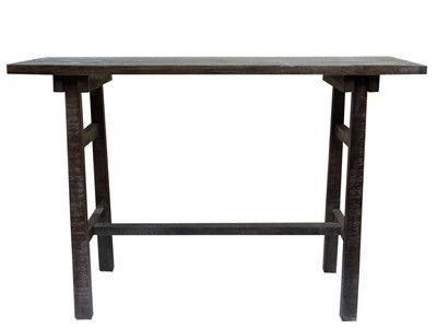 Rustic Oak And Black Console Tables Throughout Well Liked Rustic Console Table Black #Table #Homeoffice # (View 12 of 15)