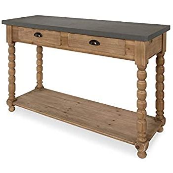 Rustic Walnut Wood Console Tables Intended For Well Known Amazon: Kate And Laurel 212938 Rutledge Farmhouse Chic (View 3 of 15)