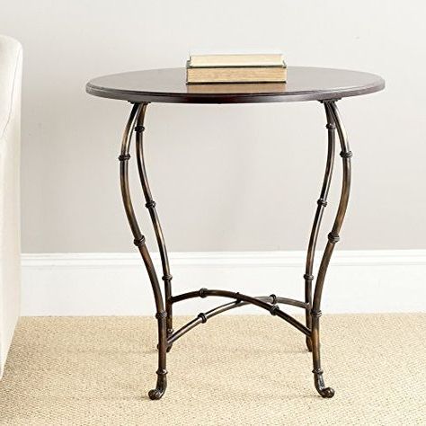 Safavieh American Home Collection Saintes Classical Dark For Most Recently Released Oxidized Console Tables (View 8 of 15)