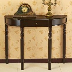 Shop Espresso Wooden Entry Way Sofa Console Table With Inside Most Popular Espresso Wood Trunk Console Tables (View 2 of 15)