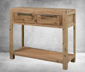 Slim Hallway Console Table Entryway Vintage Rustic In Most Popular Rustic Oak And Black Console Tables (View 8 of 15)