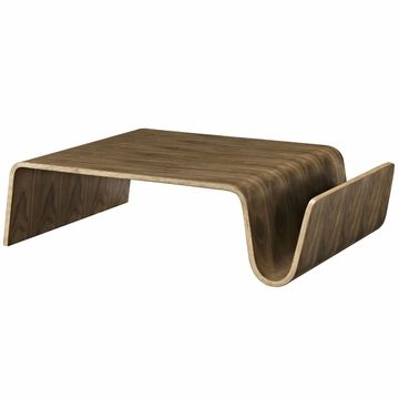 Smoke Gray Wood Square Console Tables Intended For Recent Modway Polaris Wood Coffee Table In Walnut My Eei 2091 Wal (View 7 of 15)