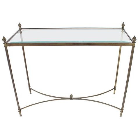 Table, Console Intended For Glass And Pewter Console Tables (View 1 of 15)