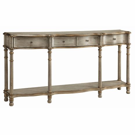 Trendy 3 Piece Shelf Console Tables Pertaining To Nautical Tables: Victoria 3 Drawer Console Table (View 13 of 15)