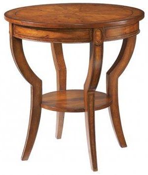 Trendy Barnside Round Console Tables With Regard To Round Sofa End Table Alexander Interiors Alexander (View 14 of 15)