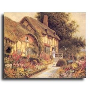 Trendy Landscape Framed Art Prints Throughout Amazon: Art Prints Inc French Country Cottage Flower (View 13 of 15)