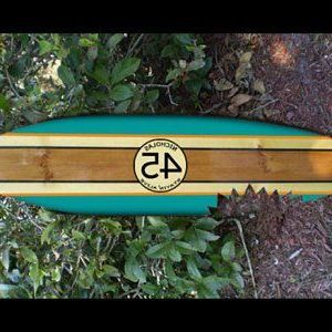 Tropical Wood Wall Art For Most Up To Date Modern Tropical Turquoise Aqua Wood Surfboard Wall Art (View 9 of 15)