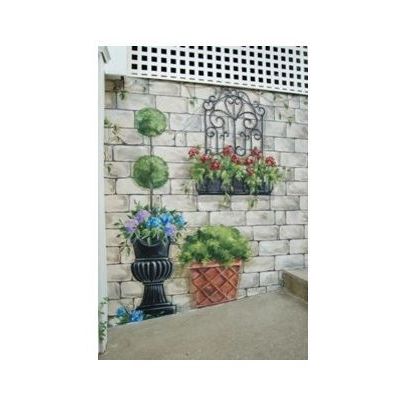 Wall Mural Exterior Design Ideas, Pictures, Remodel And With Regard To Well Known Concrete Wall Art (View 9 of 15)