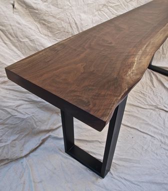 Walnut Console Tables For Preferred Hand Made Live Edge Walnut Console Tablewitness Tree (View 4 of 15)