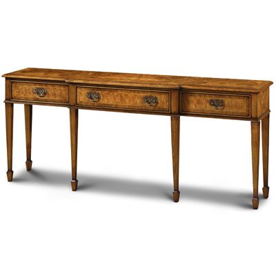 Walnut Console Tables Intended For Favorite Breakfront Large Console Table Walnut Amc (View 3 of 15)