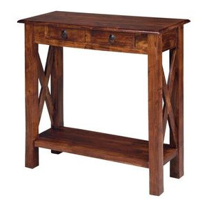 Warm Pecan Console Tables Regarding 2020 Ashley Abbonto Warm Brown Console Sofa Table (View 7 of 15)