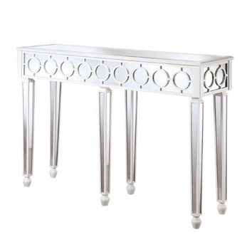 Wayfair Within Silver Mirror And Chrome Console Tables (View 15 of 15)