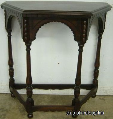 Well Known Antique Ornate Console Table At Antique Furniture For Antiqued Gold Leaf Console Tables (View 12 of 15)