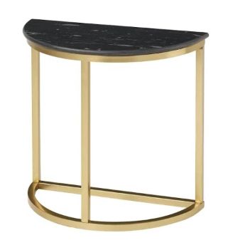 Well Known Black Metal And Marble Console Tables Throughout Pineleven Interiors On Orange Grove Powder (View 11 of 15)