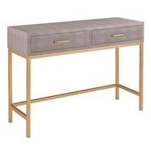 Well Known Faux Shagreen Console Tables Intended For Durham Faux Shagreen 2 Drawer Console Tablenew Pacific (View 9 of 15)