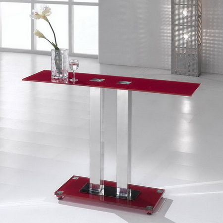 Well Known Ice Console Table Intended For Clear Glass Top Console Tables (View 3 of 15)