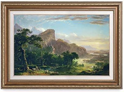 Well Known Landscape Wall Art For Amazon: Decorarts – Landscape Scene From Thanatopsis (View 3 of 15)