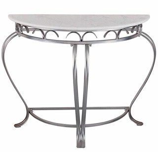 Well Known Marble Console Tables With Shop Legend Brushed Steel Marble Top Console Table – Free (View 9 of 15)
