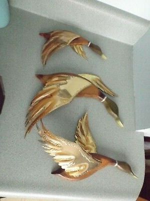 Well Known Mid Century Wood Wall Art Throughout Vintage Mid Century Flying Geese Ducks Wall Art Wood And (View 5 of 15)